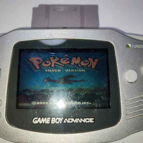 Silver Pokemon Cartridge Game Boy Color new
