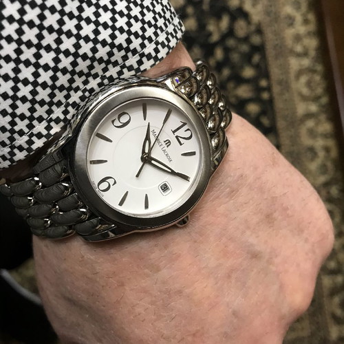 Maurice Lacroix wristwatch new men's with scratch-resistant sapphire and waterproof