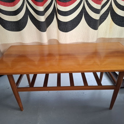 Τραπέζι καφέ Mid-Century Modern δανέζικου στυλ μεταχειρισμένο, διαστάσεις 100x44x44
