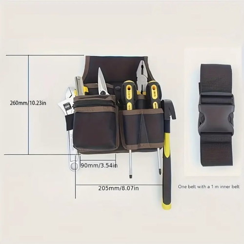 Waist tool bag new, waterproof with multiple pockets