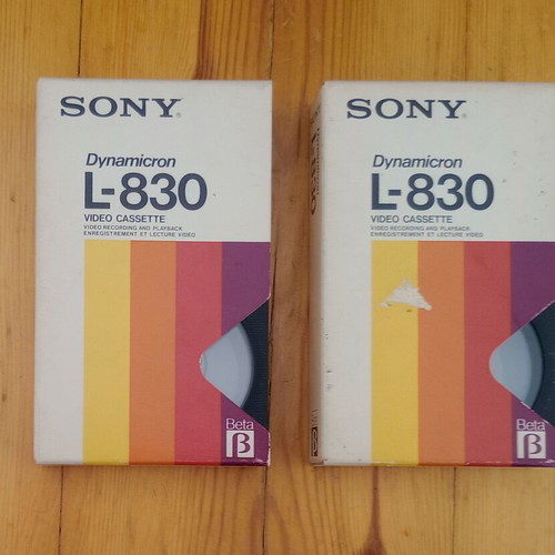 Beta Max video cassettes used, pack of 2, Jesus of Nazareth