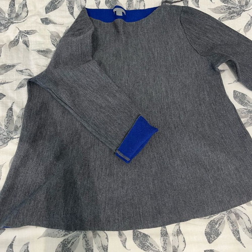 Wool blouse COS XS-S used, gray
