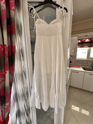 White long dress, new, size S-M