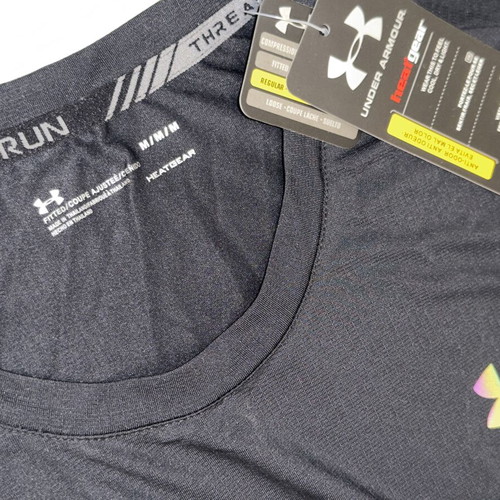 Under Armour HeatGear reflective t-shirt and shorts set, medium