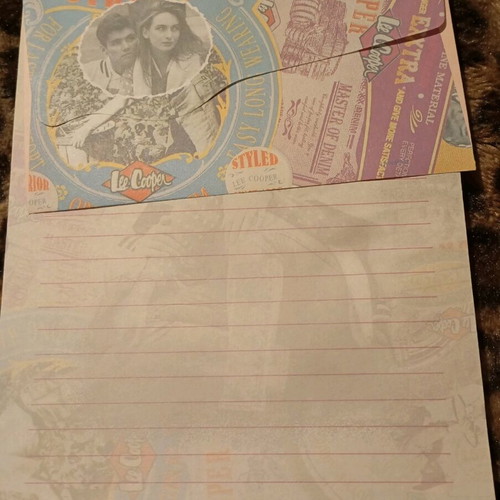 Correspondence used, 1 folder with sheet