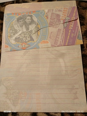 Correspondence used, 1 folder with sheet