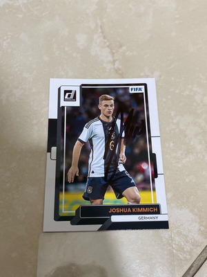 Ръкописен автограф Panini Donruss карта Joshua Kimmich като нова