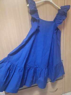 Sour Lou Lou dress like new, blue, cotton fabric with volume size M