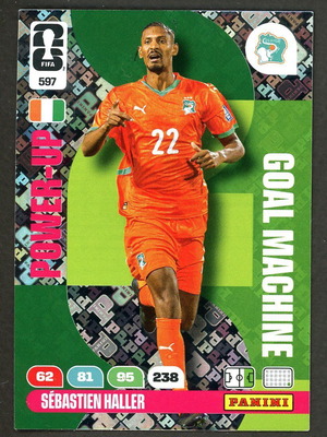 2026 Panini World Cup Adrenalyn XL #597 Haller Power Up πακέτο σαν καινούργιο