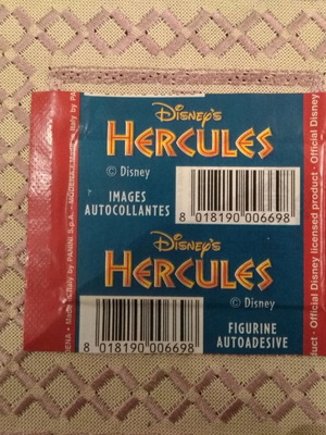 Φακελάκι Panini Hercules σφραγισμένο καινούργιο από 1997