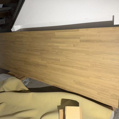 Solid Oak Kitchen Countertop 3m × 96cm × 4cm new