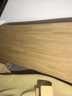 Solid Oak Kitchen Countertop 3m × 96cm × 4cm new
