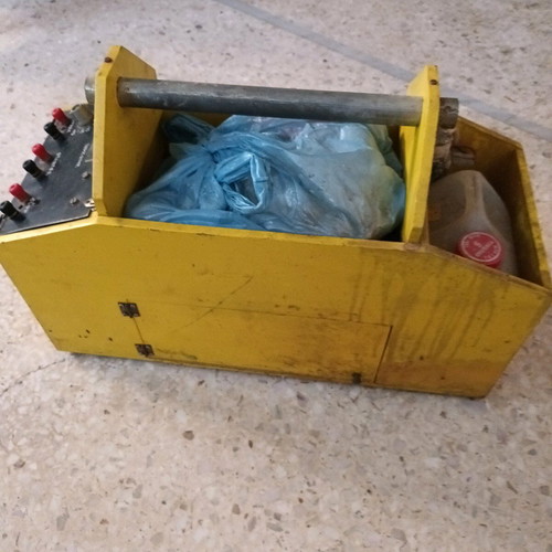 Vintage portable starter unit used for diesel engine
