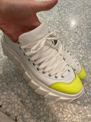 Agl sneakers used, white, size 40, athletic