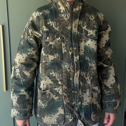 Men's jacket Scotch & Soda used, black and green, XL