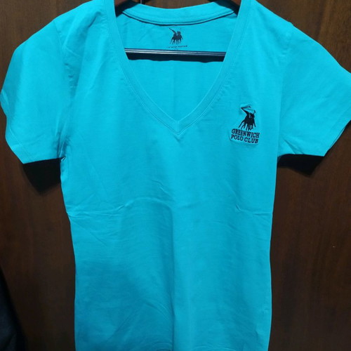 Greenwich Polo Club medium shirt used turquoise