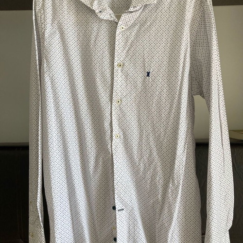 The Bostonians shirt like new with fine blue red pattern size M