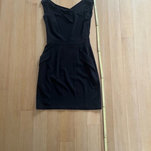 BCBG midi black dress used