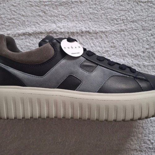 Hogan H-Stripes sneakers, size 43, blue