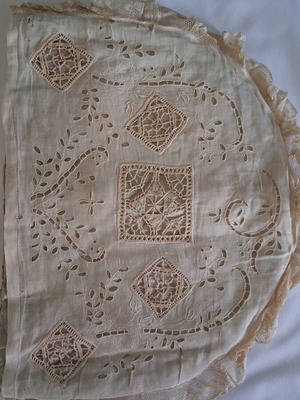 Lesviako early 20th century lace pillow cover, like new