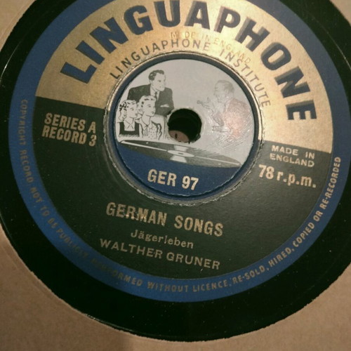 Linguaphone 78 RPM German Songs record set new