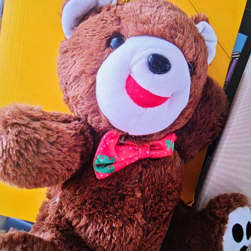 Goodys plush teddy bear like new, box only