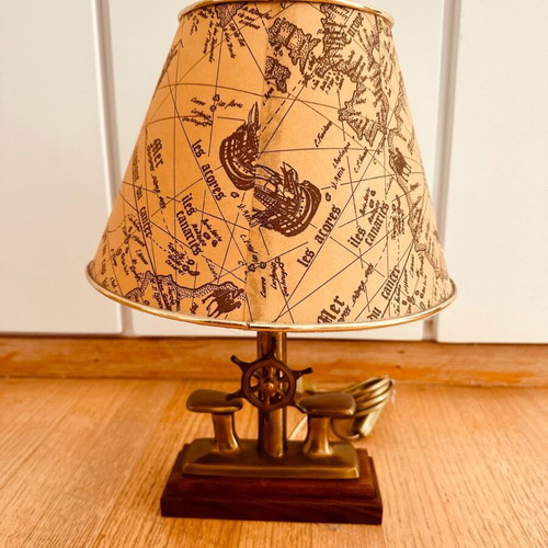 Table lamp vintage new, retro portatif