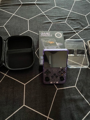 Game console R36S Purple Clear