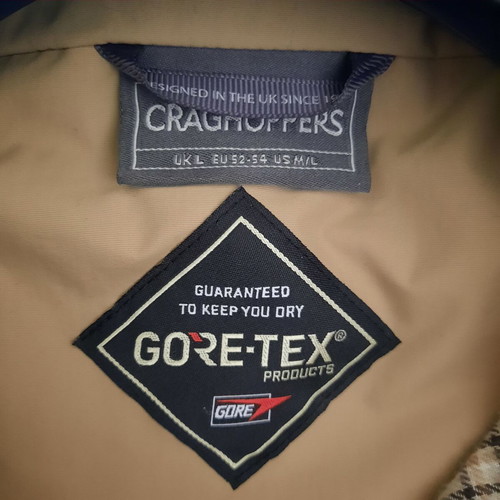 Craghoppers men's Gore-Tex jacket like new, beige, size L