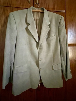 Men's spring jacket like new, size 52, beige