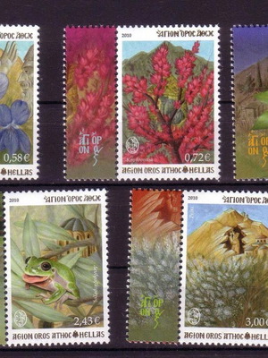 Σειρά γραμματοσήμων Άγιο Όρος 2010 πλήρης, λουξ, νέα