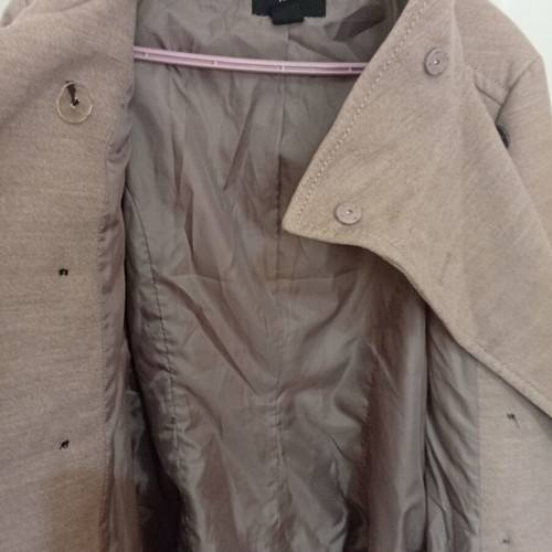 H&M short coat like new, beige, size L