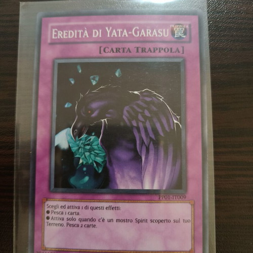 Yu-Gi-Oh Legacy of Yata Garasu Spanish Edition Card like new, super rare