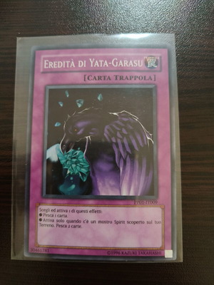 Yu-Gi-Oh Legacy of Yata Garasu Spanish Edition Card like new, super rare