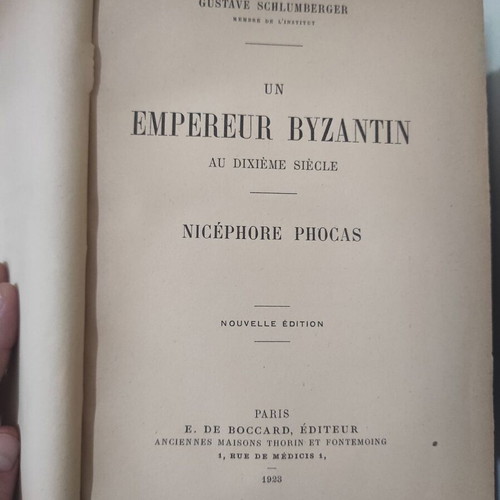 L'Epopee Byzantine book series used, 4 volumes, French history