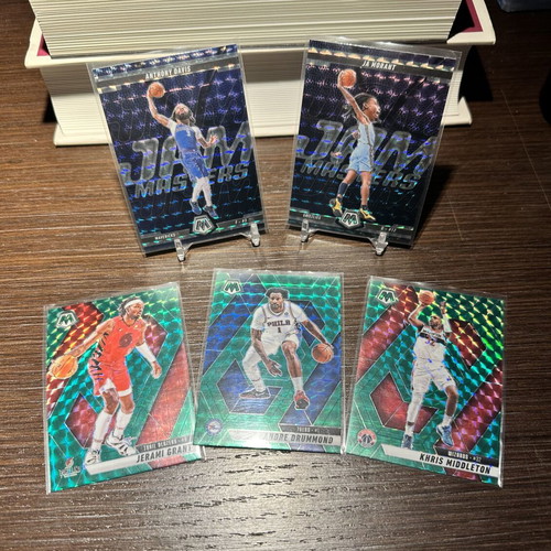 Panini Mosaic NBA 2024-25 pack of 5 special Prizm Jam Masters cards new