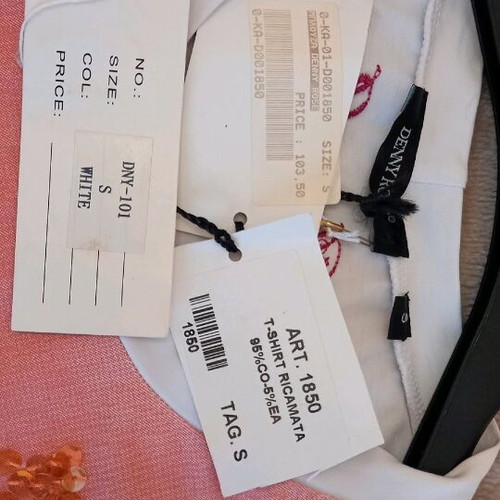Denny Rose women's t-shirt new with handmade details