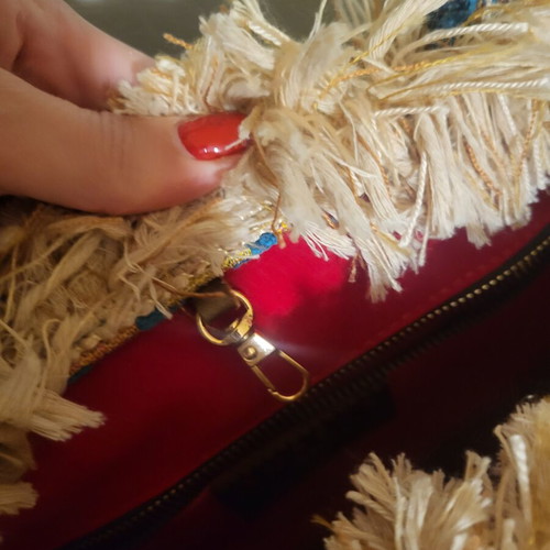 Sorena Handmade bag new, multicolor, velvet lining