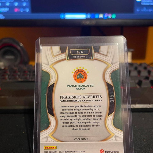 Fragiskos Alvertis /5 Panini Euroleague Select FOTL card