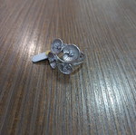 Silver ring size 57 new