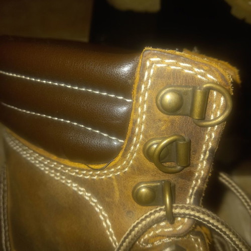 Leather boots Adam's Shoes used, brown, size 37