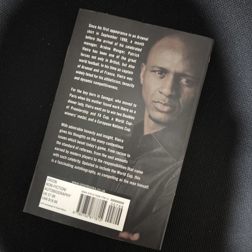 Vieira My Autobiography Revised and Updated by Patrick Vieira