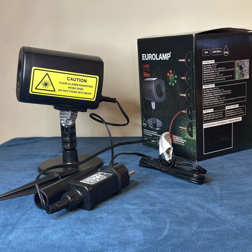 Eurolamp Laser Projector IP44 Red Green New with Box