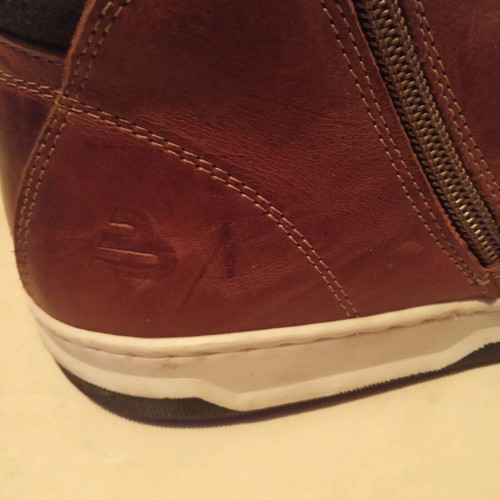 Bull Boxer men's leather tan shoes used size 42