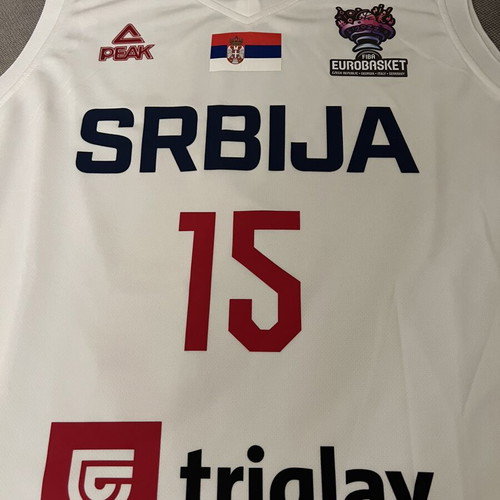 Nikola Jokic Serbia National Team Basketball Jersey, Medium