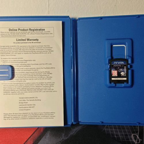 Ninja Gaiden Σ2 Plus for PsVita used with wear