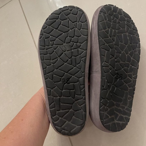 Komis & Komis grey leather sandals, size 38