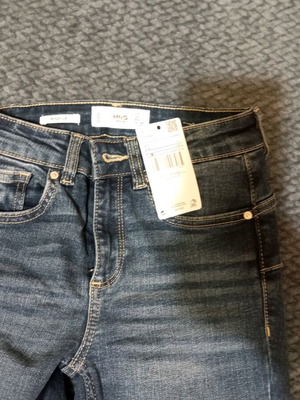 Skinny jeans Mango γυναικείο μπλε καινούργιο παντελόνι μέγεθος XXS