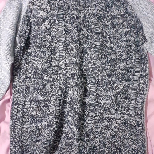 Pink Woman sweater new, two-tone knit size M