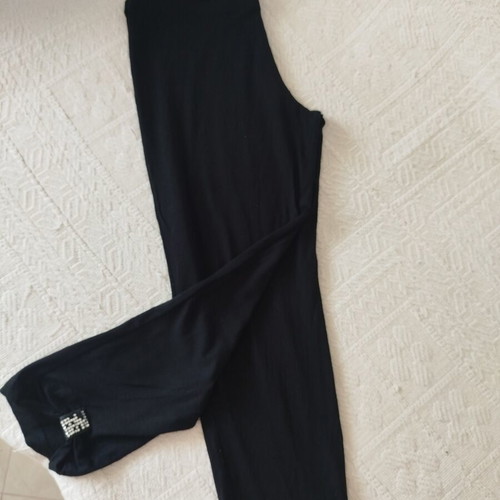 Pink Woman μαύρο κολάν μεταχειρισμένο, μέγεθος medium large, κάτω από το γόνατο